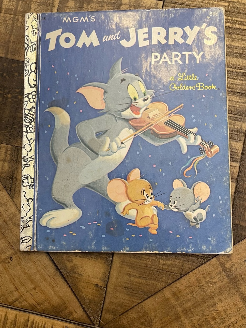 1955 edition of the MGM's Tom and Jerry's Party Little Golden Book
